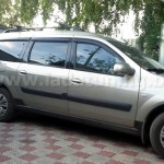 Накладки на пороги для Lada Largus