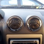 Кольца накладки на дефлекторы НЕРЖ для LADA Largus